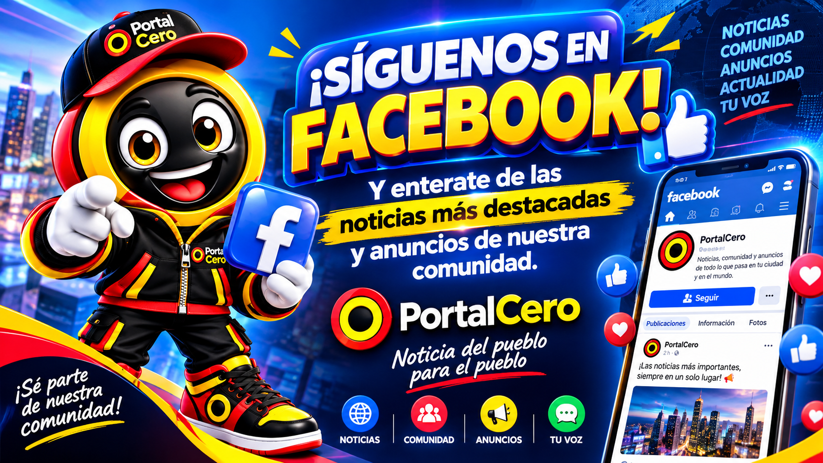 Siguenos en Facebook